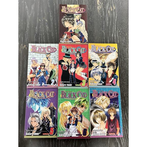 Black Cat Manga Volumes 1-13 English by Kentaro Yabuki - Paperback 1st Eds - Picture 4 of 16